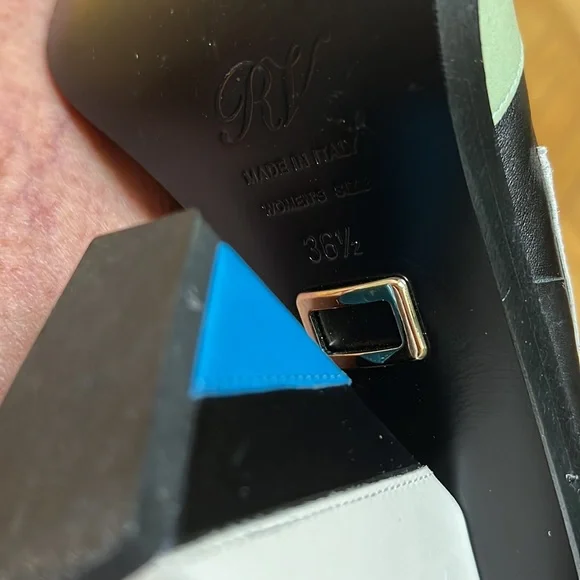 Roger Viver Bauhaus skyscraper high heels sandals, 36 1/2 - Picture 10 of 16